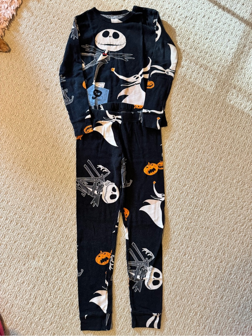 🎃 Disney The Nightmare Before Christmas Pajama Set | Size 10 🖤
